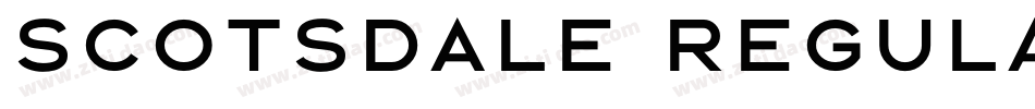 Scotsdale Regular字体转换